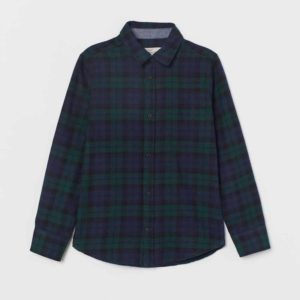H&M Boys button down cotton shirt Sz 18